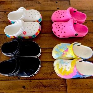 **Bundle** Excellent condition used toddler Size 10 Crocs.